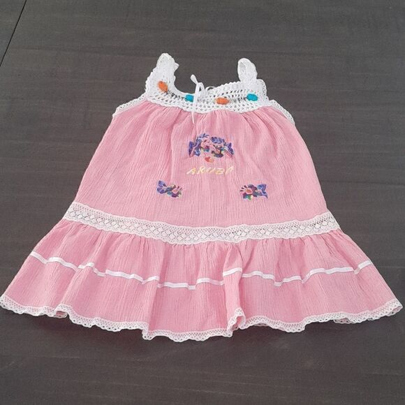 Little girls dress great condition handmade lace details - Picture 1 of 5